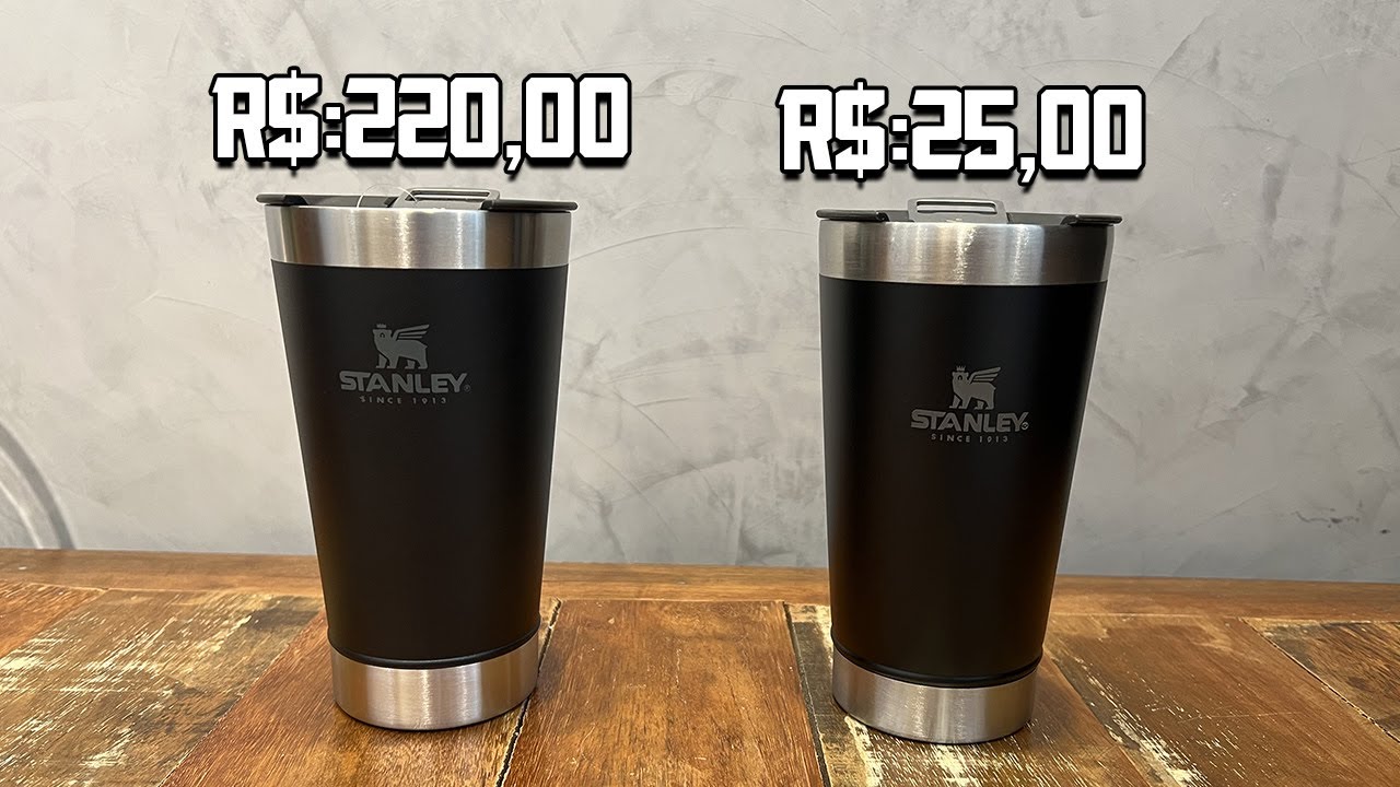 Copo Stanley Orignal R$ 220,00 x Stanley Réplica: R$: 25,00