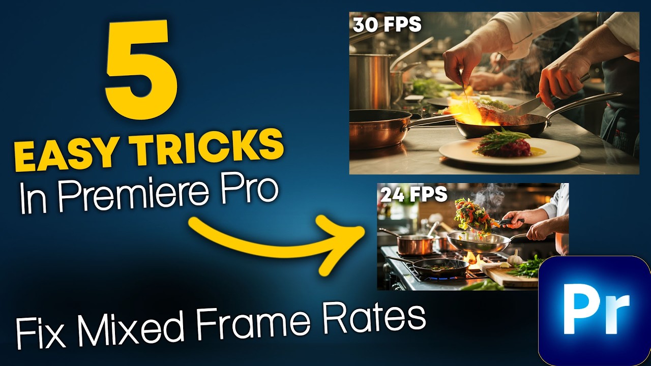 5 Easy Tricks to Fix Mixed Frame Rates in Premiere Pro | Tutorial