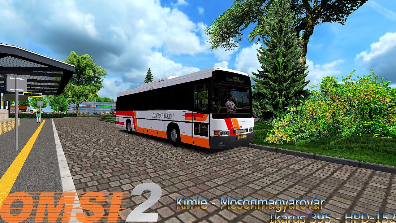 OMSI 2 | Mosonmagyaróvár Fictional 2021 | Kimle - Mosonmagyaróvár | Ikarus 395 (HPD-152)