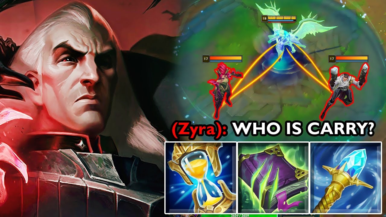 Swain support but my enemies question who is the ADC (SUPPORT DAMAGE?)