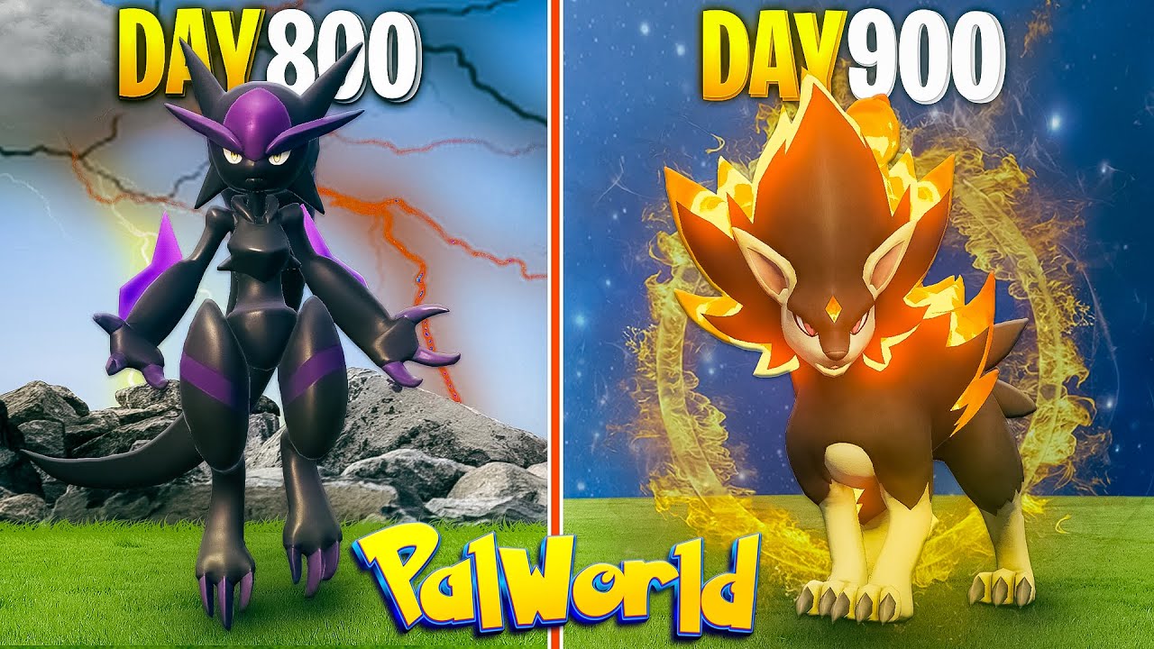 I Survived 900 Days In Palworld In Hindi || New Update