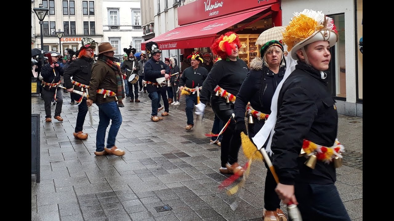 Aalst Carnaval 2018 - De Aalsterse Gilles: Vooroptocht Centrum Aalst 20 januari