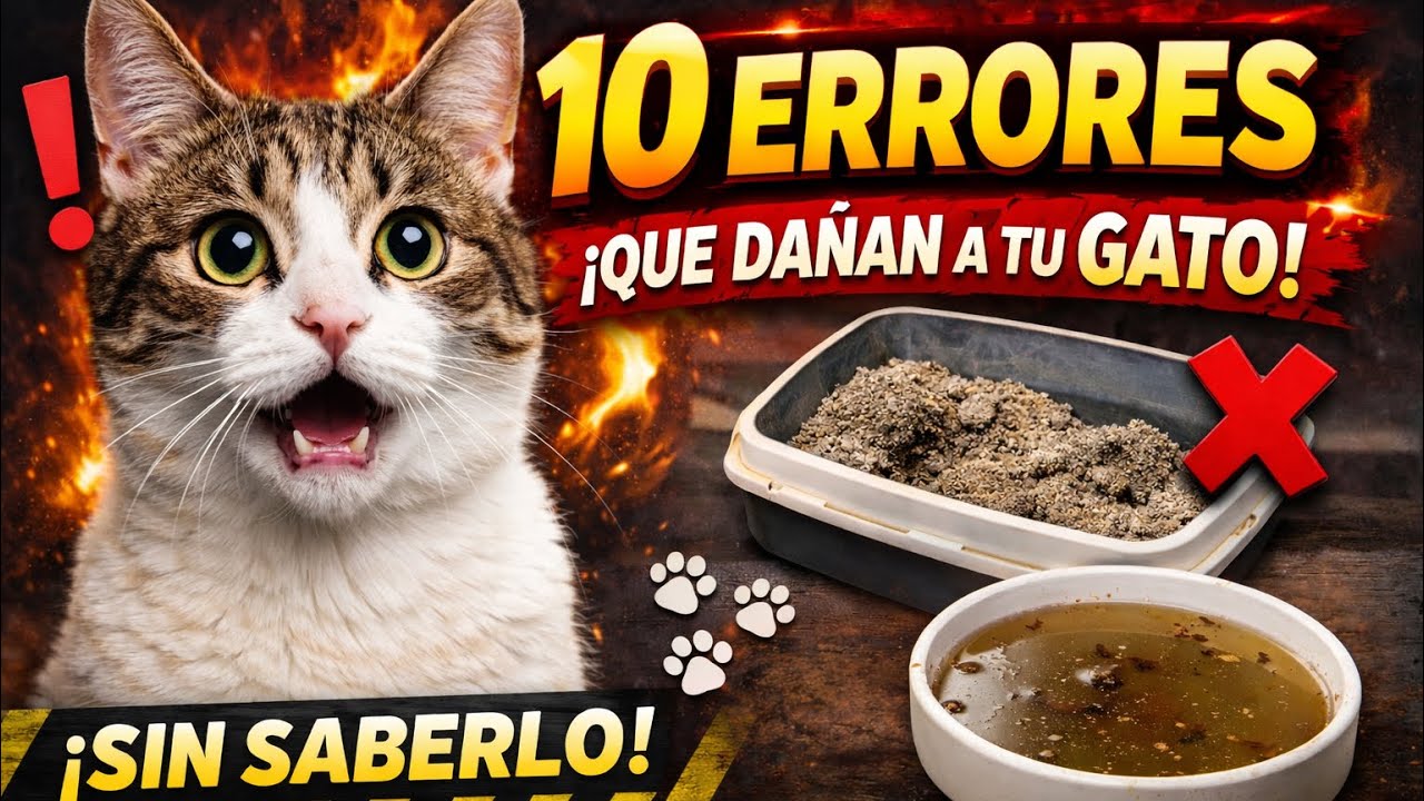  Estás Dañando a Tu Gato Sin Saberlo (10 Errores Comunes)
