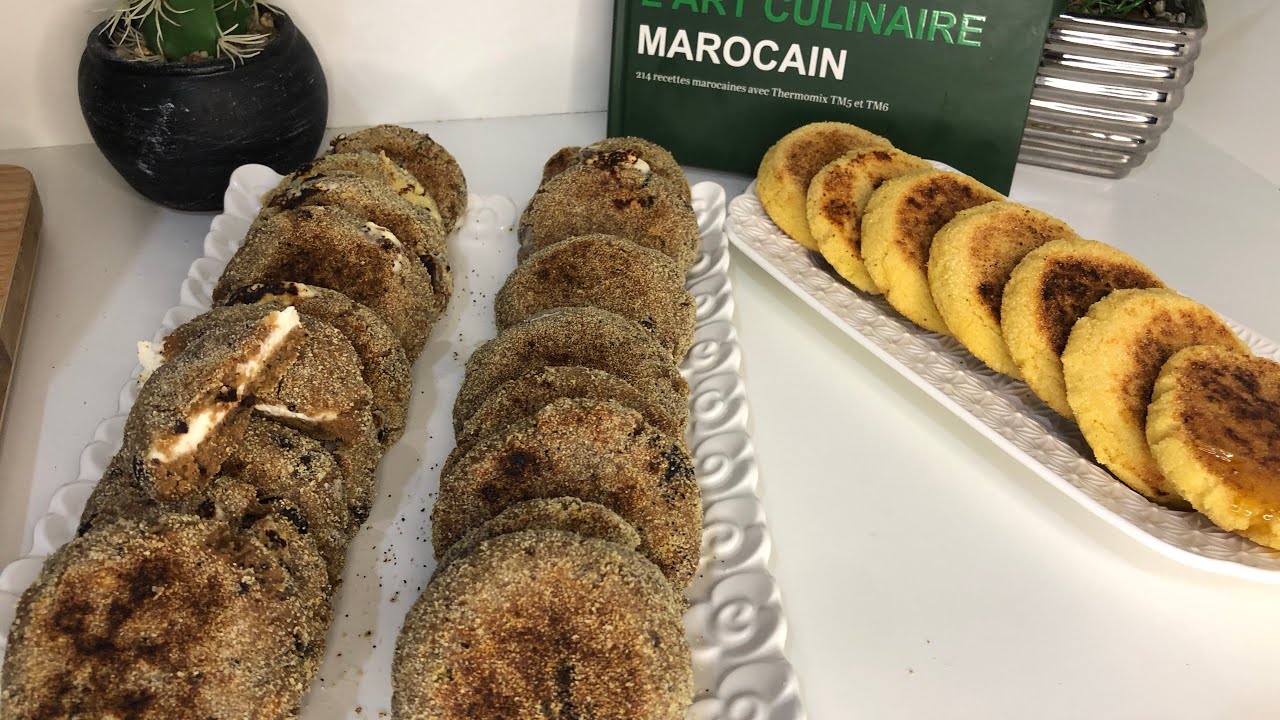 حريشات بالزيتون والجبن بالترموميكس مع فاطمة Hercha Aux Thermomix