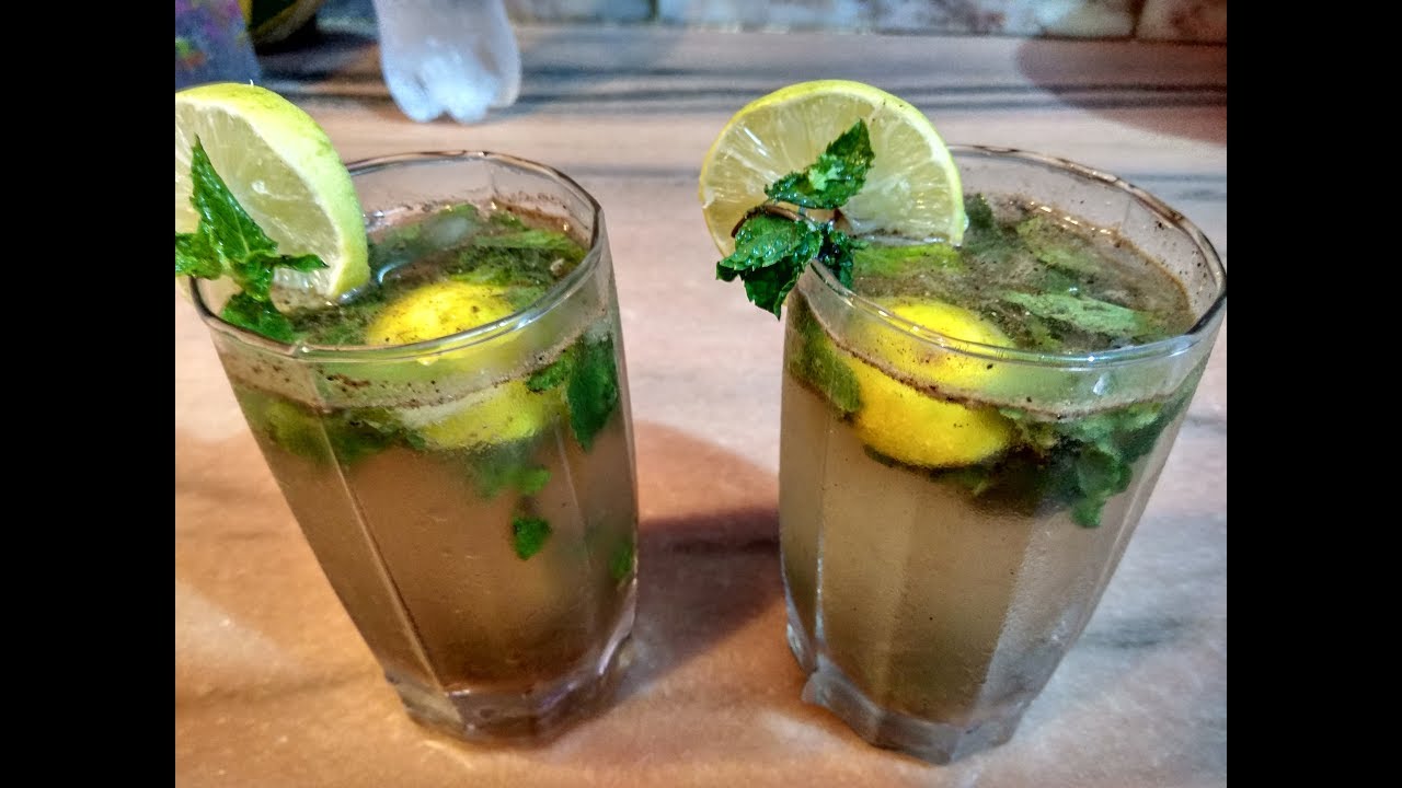 FRESH LIME MASALA SODA | नींबू मसाला सोडा | Masala Lemon-Mint Soda | Lemon Drinks | Sweet Lime Soda