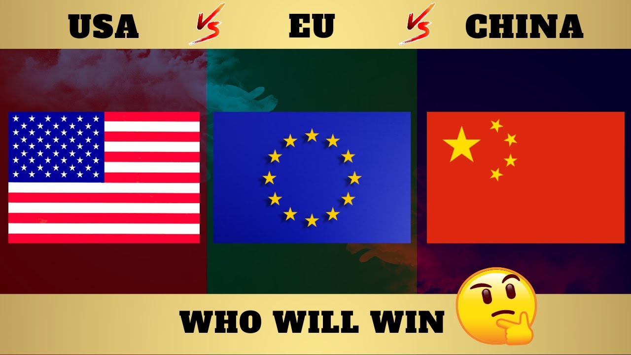 United States vs European union vs China Comparison | United States Of America | EU | China