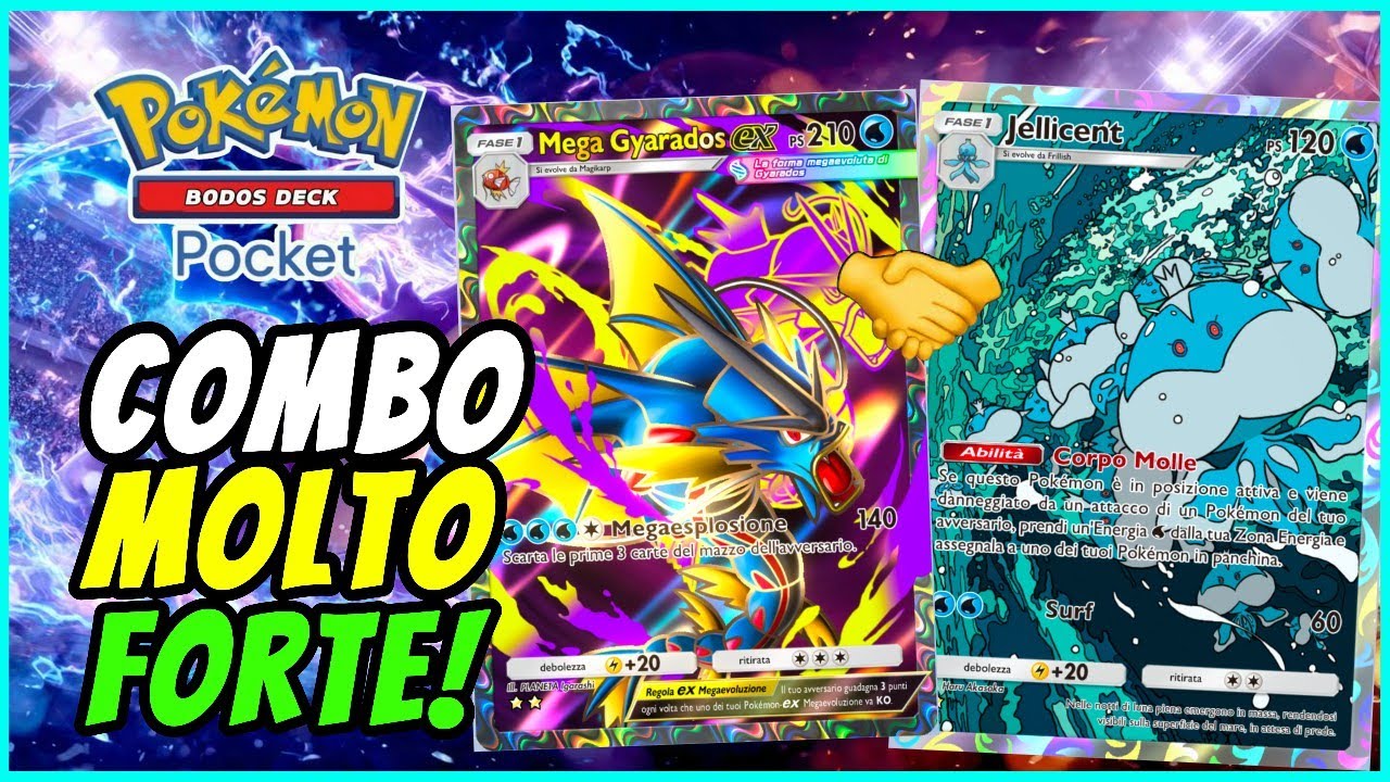 MEGA GYARADOS EX e JELLICENT sono Assurdi Insieme su Pokemon TCG Pocket!