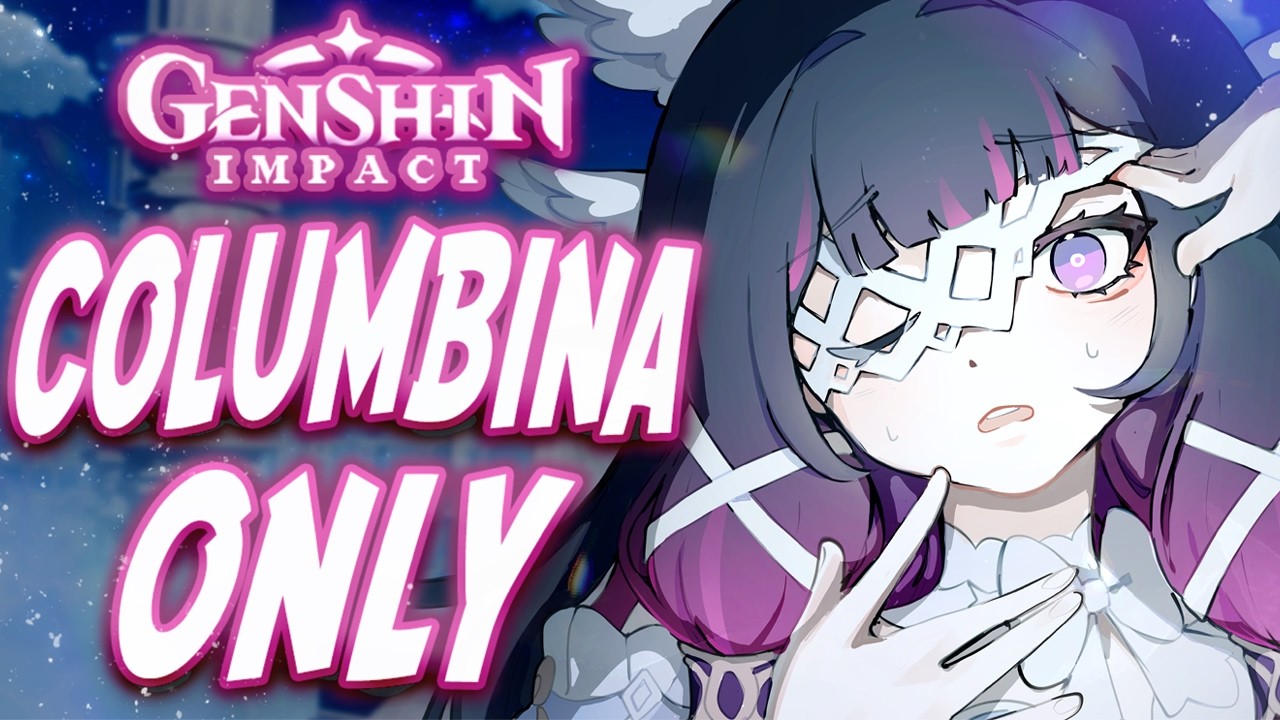 Can You Beat Genshin Impact Only Using Columbina??!!
