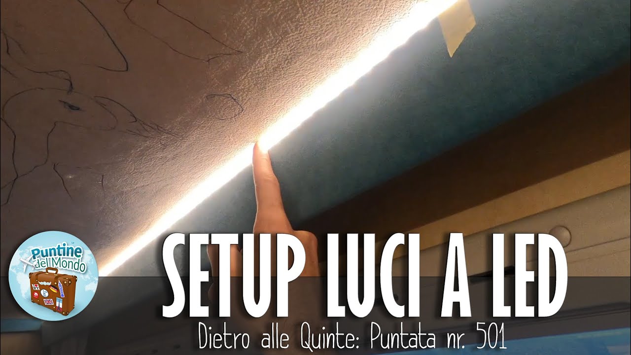 Come installare le luci - striscie a LED nel Camper - #Puntata-501