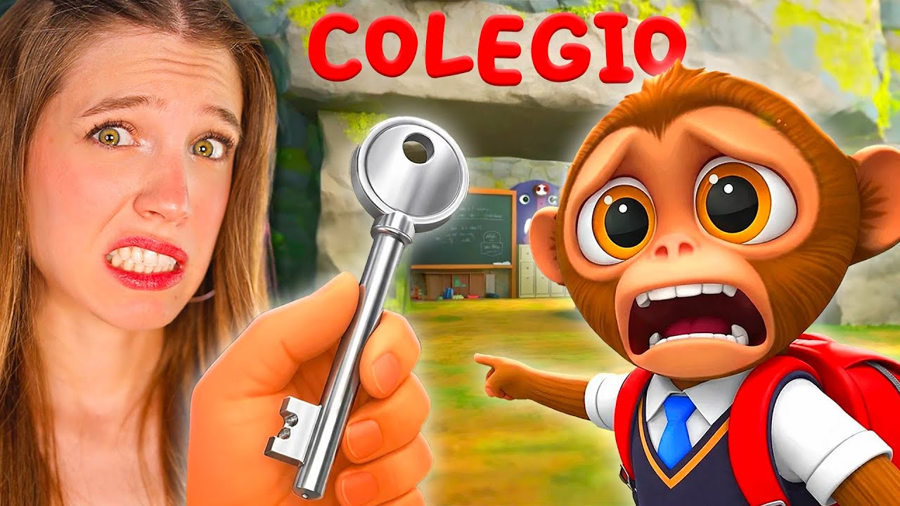 ¡EL MONO ES LIBRE Y VA AL COLEGIO AL FIN! 🔑📚 (I Am Monkey)