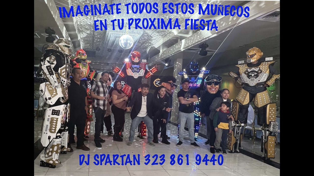 LOS MEJORES ROBOTS LED DE CALIFORNIA, VARIEDAD DE CABEZONES Y BOTELLA GIGANTE PARA TUS SHOTS!!!!!