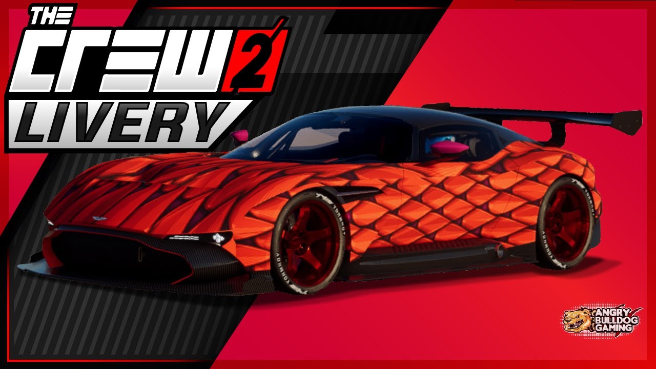 THE CREW 2 - LIVERY 51 TUTORIAL │LIVERY CAR WRAPS│Vulcan '16 Aston Martin