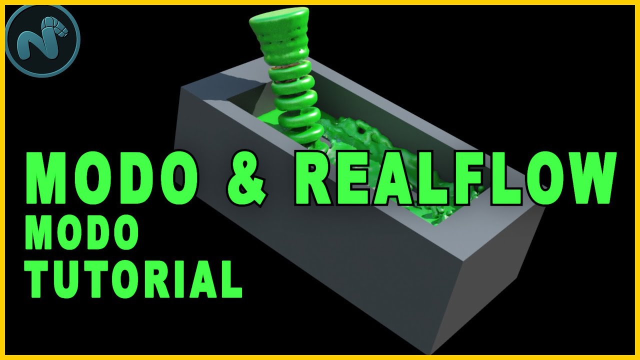 Модо Учебник Как экспортировать из Realflow Модо