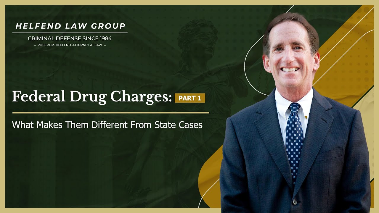 Federal Drug Charges, Part 1: What Makes Them Different From State Cases