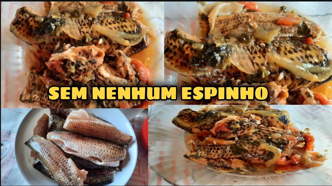 TRAÍRA COZIDA NA PANELA DE PRESSÃO/sem nenhum espinho /fácil e muito saborosa