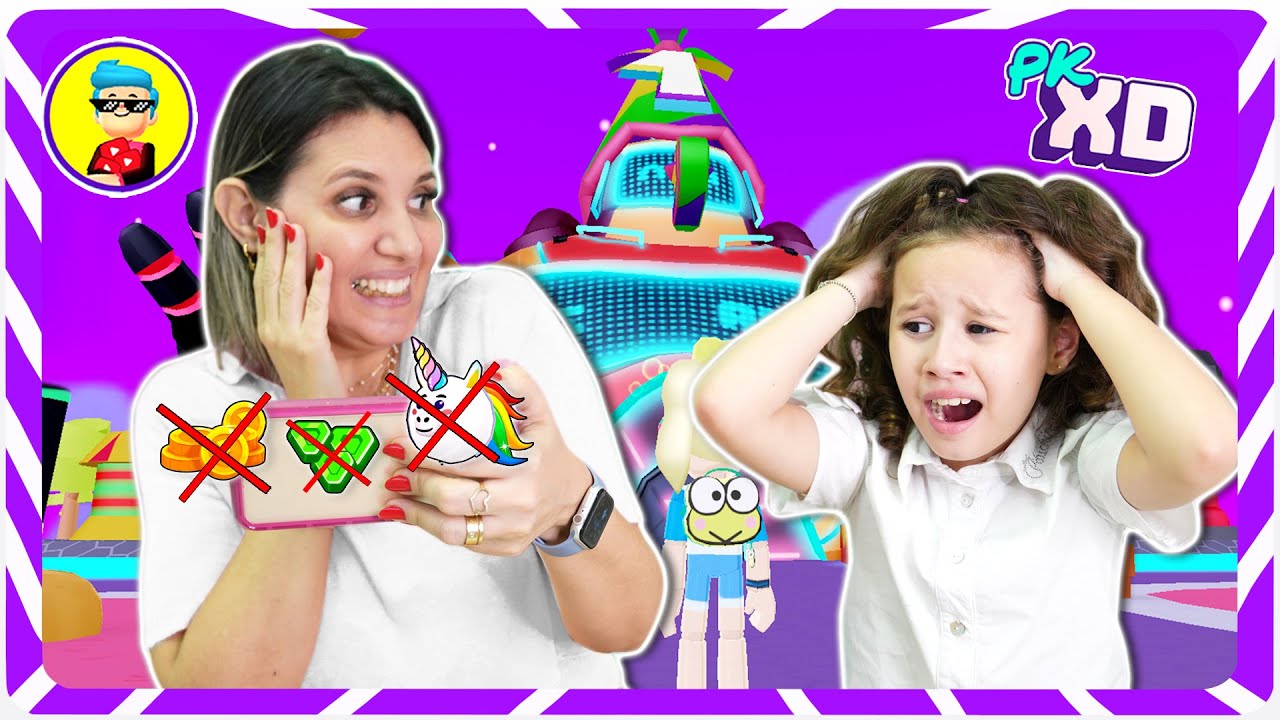 TROLLEI MINHA FILHA VENDENDO TUDO DO PK XD