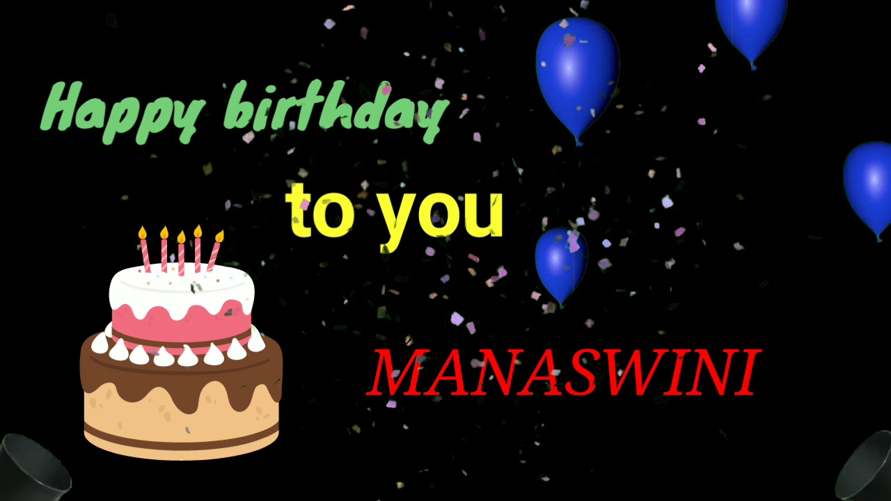 Happy Birthday manaswini