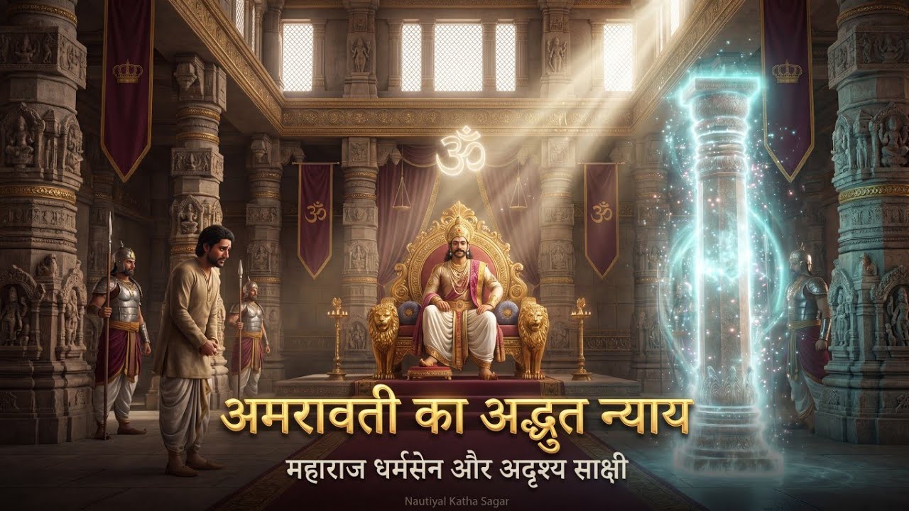 ​🔱 अमरावती का अद्भुत न्याय | महाराज धर्मसेन और अदृश्य साक्षी की सच्ची कहानी 🔱