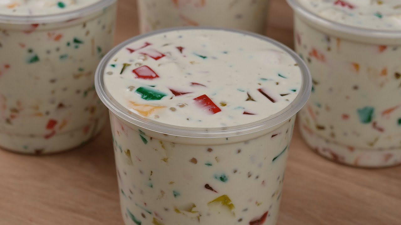 &iexcl;Siempre hago esta receta en los d&iacute;as calurosos! Postre de Verano, Sencillo y F&aacute;cil de Hacer!