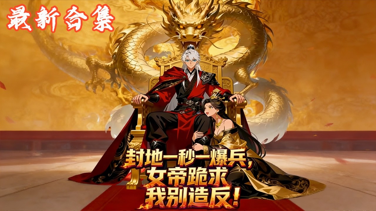 🔥《封地一秒一爆兵女帝跪求我别造反》第1~70集| 秦羽穿越成将军之子，父亲被女帝与桑岛害死，发配北凉时觉醒至尊领地系统。召名将、征四方，推翻大庆、横扫桑岛，立国复仇定乾坤！#热血动画集