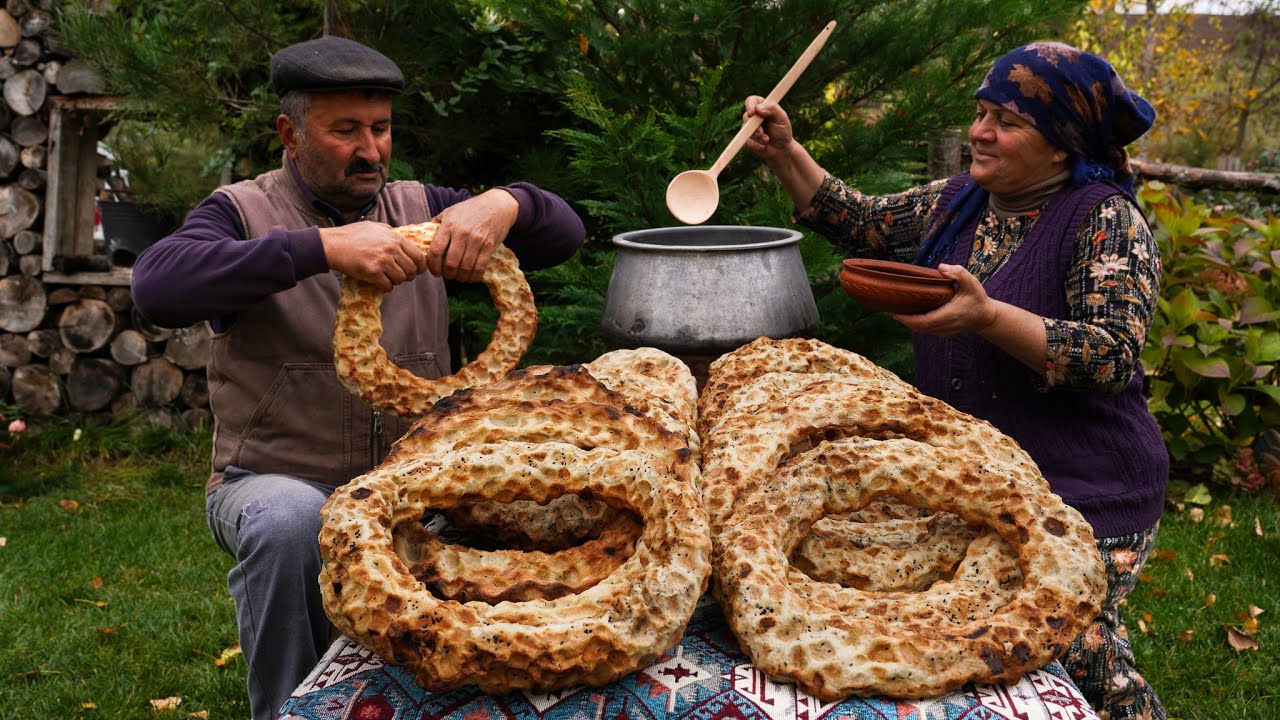 Приготовленного Хлеба на Камнях | Уникальная Выпечка на Открытом Огне