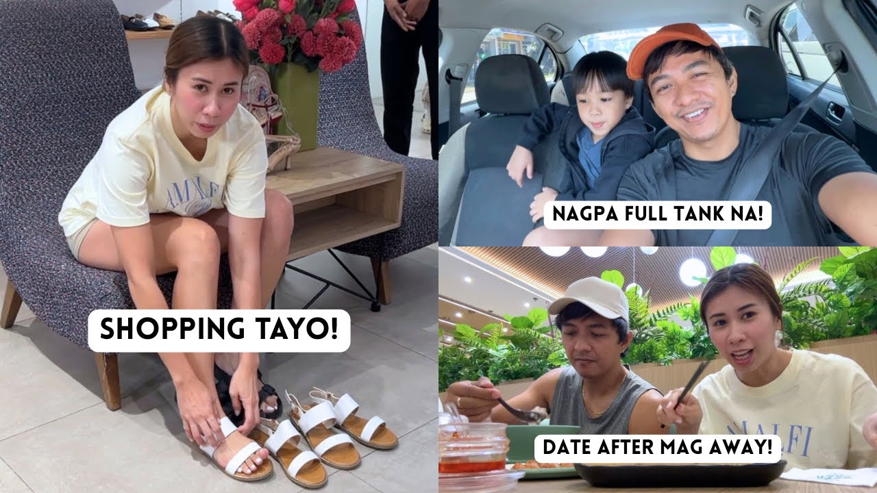 Shopping for Work, Nagpa Full Tank Ng Sasakyan, Nag Date after Away! | Chinkytita