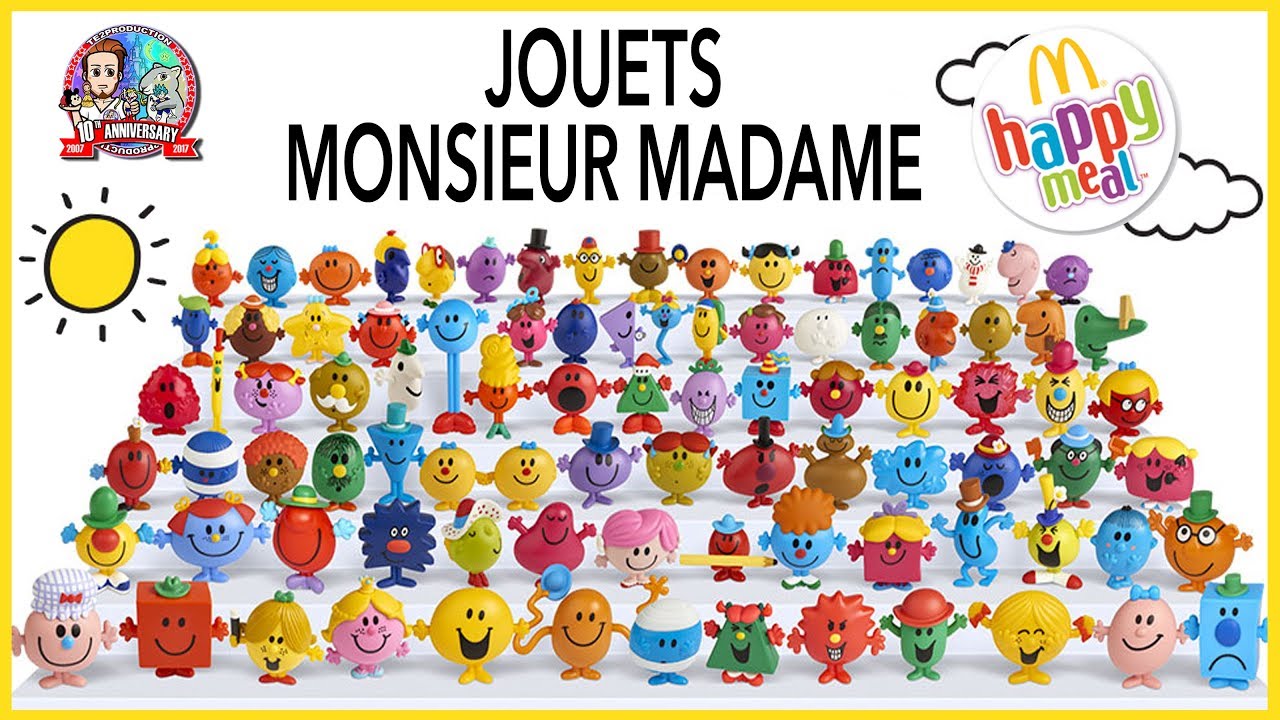 MCDONALD'S JOUETS HAPPY MEAL MONSIEUR MADAME