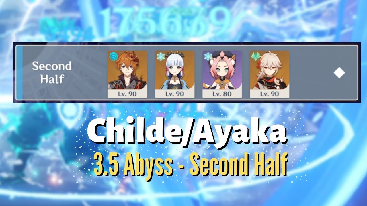 3.4/3.5 Abyss | Childe Ayaka Full Second Side - Genshin Impact