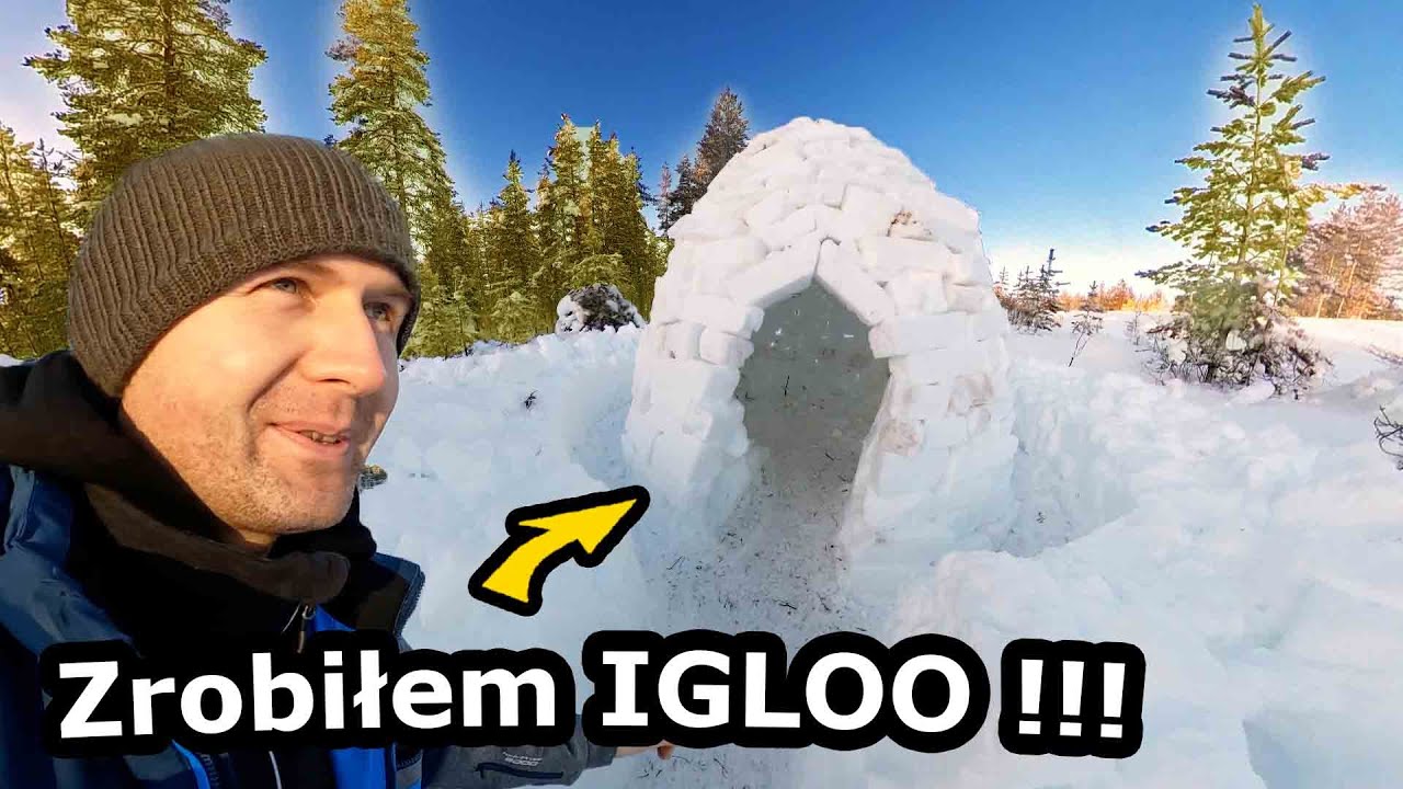 Jak Zbudować IGLOO? - Która Metoda Okazała się Najlepsza? Ile Czasu to Zajęło przy -20°C? (#785)