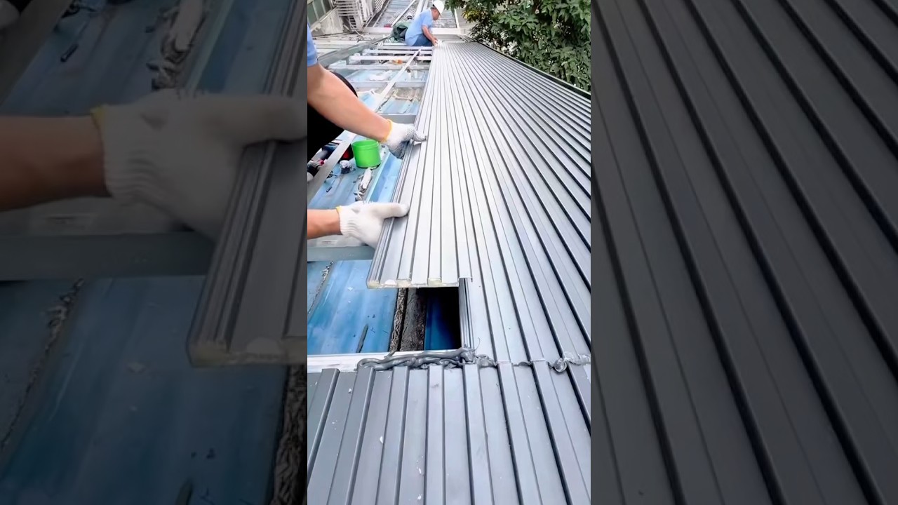 Sealing and Installing the Ridge Cap on a Metal Standing Seam Roof