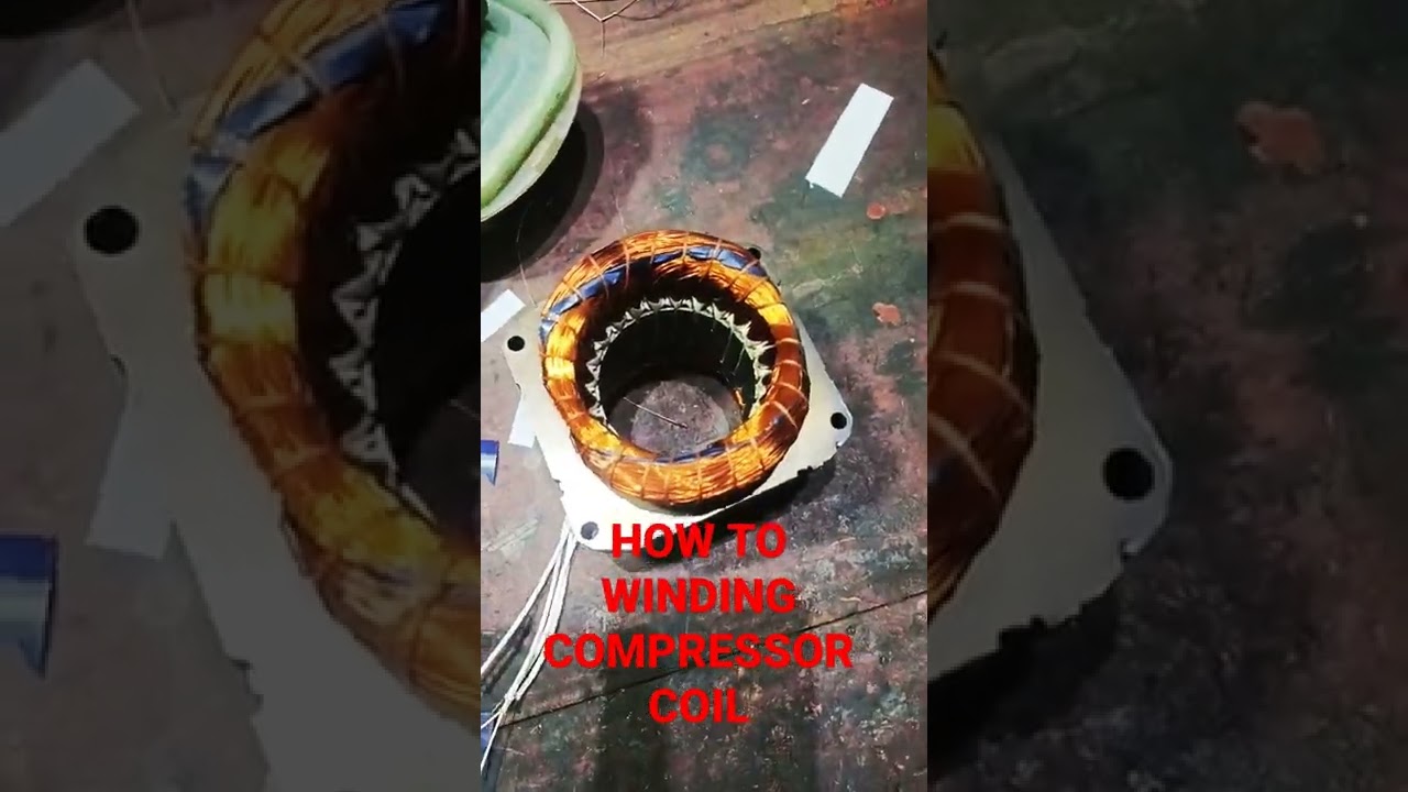 how to winding compressor coil,,,