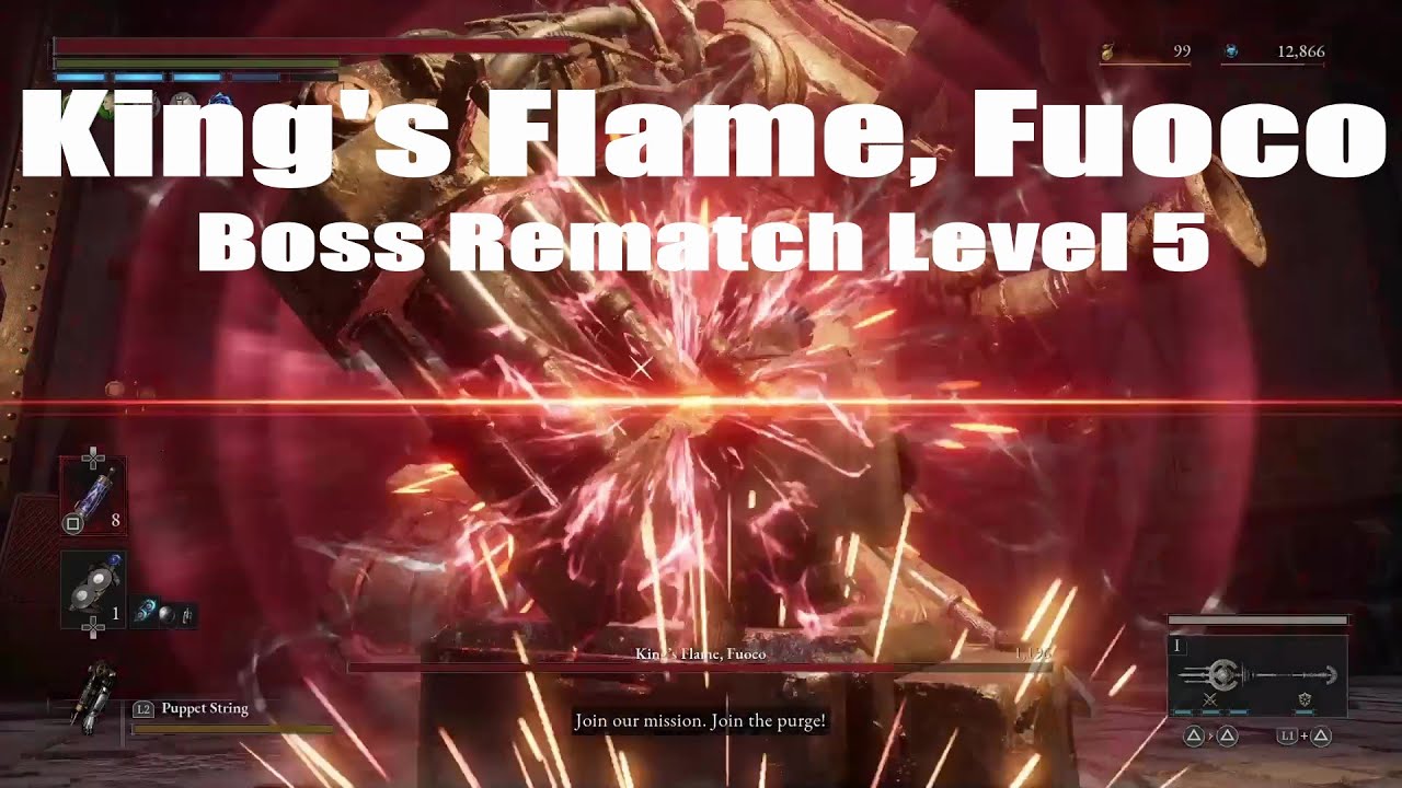 Lies of P - King's Flame, Fuoco - Boss Rematch Level 5