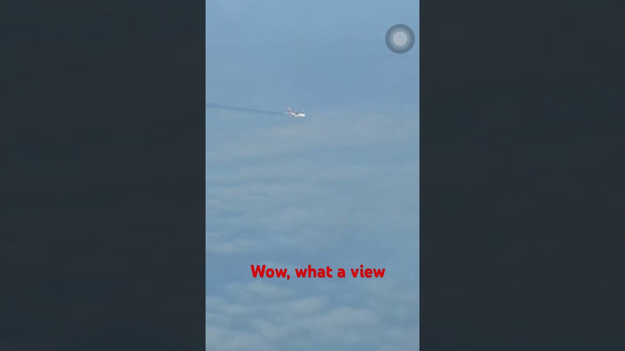 😳😳2 planes crossing😳😳, Spotting another airplane. Plane speed in air😱 #shorts #shortsfeed