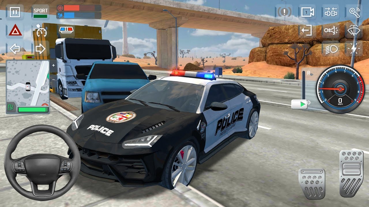 محاكي ألقياده سيارة شرطة العاب شرطة العاب سيارات العاب اندرويد Android Gameplay Police Sim 2025
