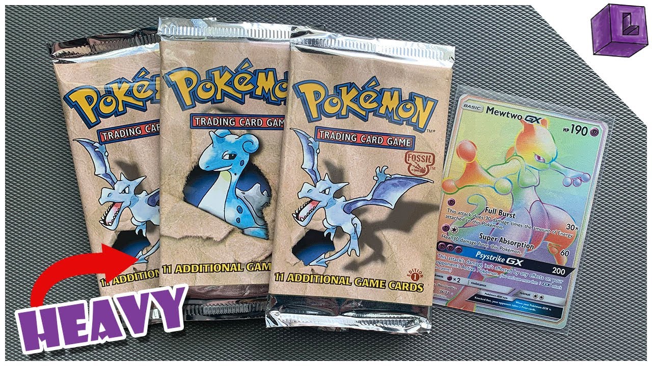 Heavy Packs Are HERE! Opening 1st Edition Fossil Pokemon Packs!