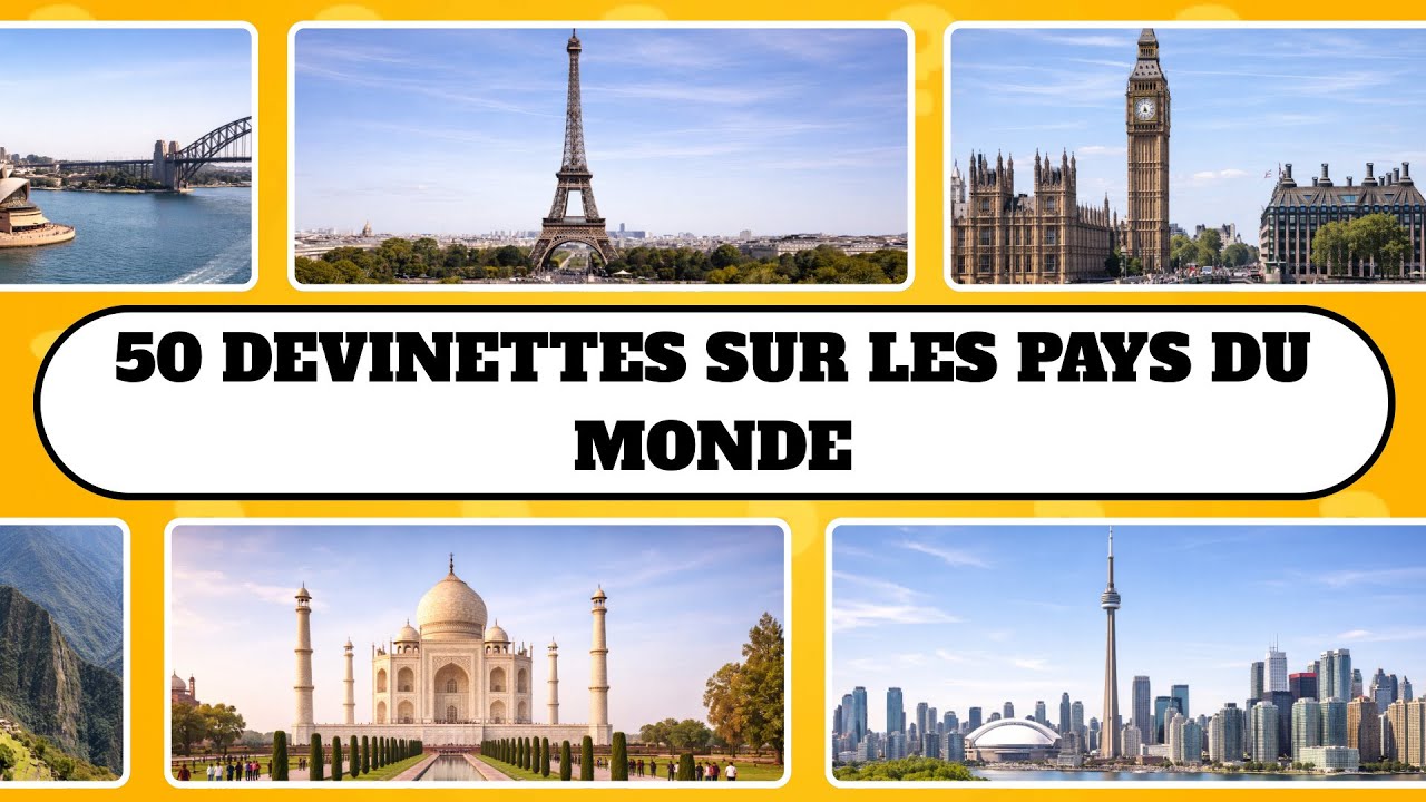 Devine le Pays avec une Devinette 🇫🇷🇨🇦 Quiz Géographique
