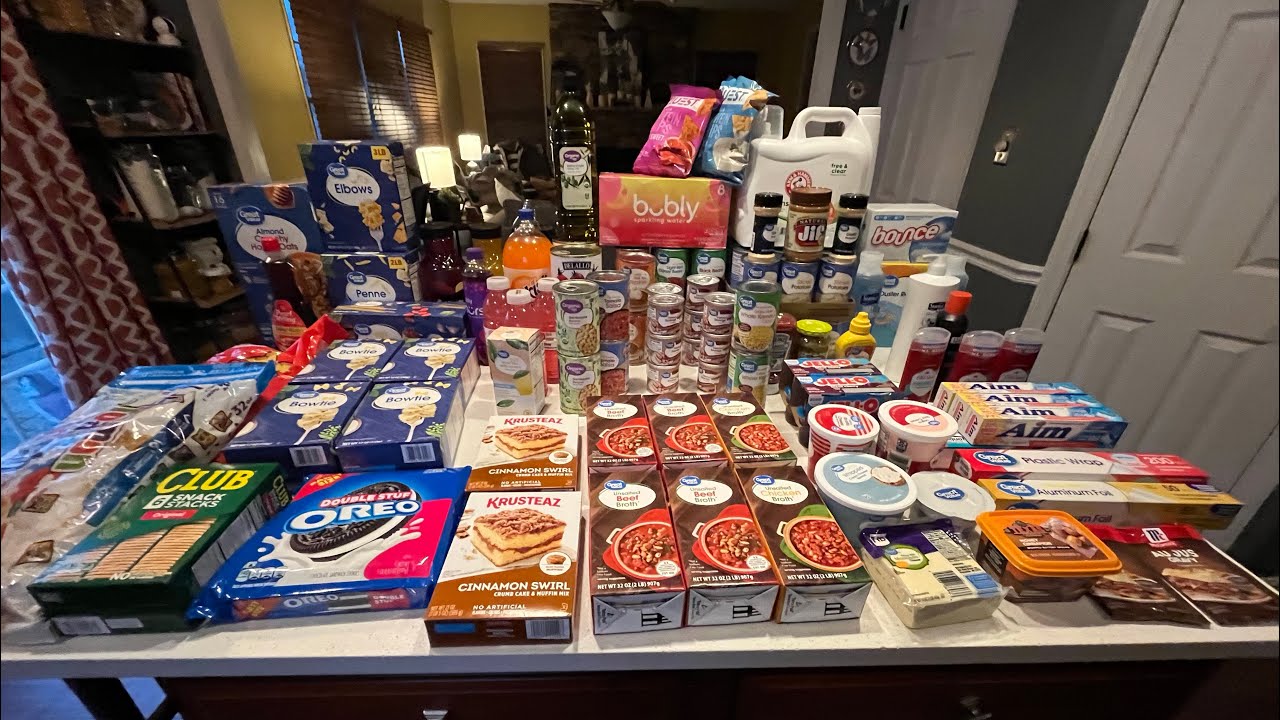 Monthly Grocery Haul Walmart #groceryhaul #pantryrestock #groceries