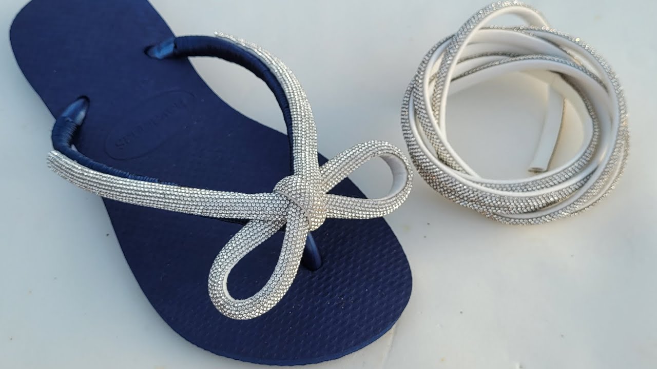 Chinelo Laço Meia Canal