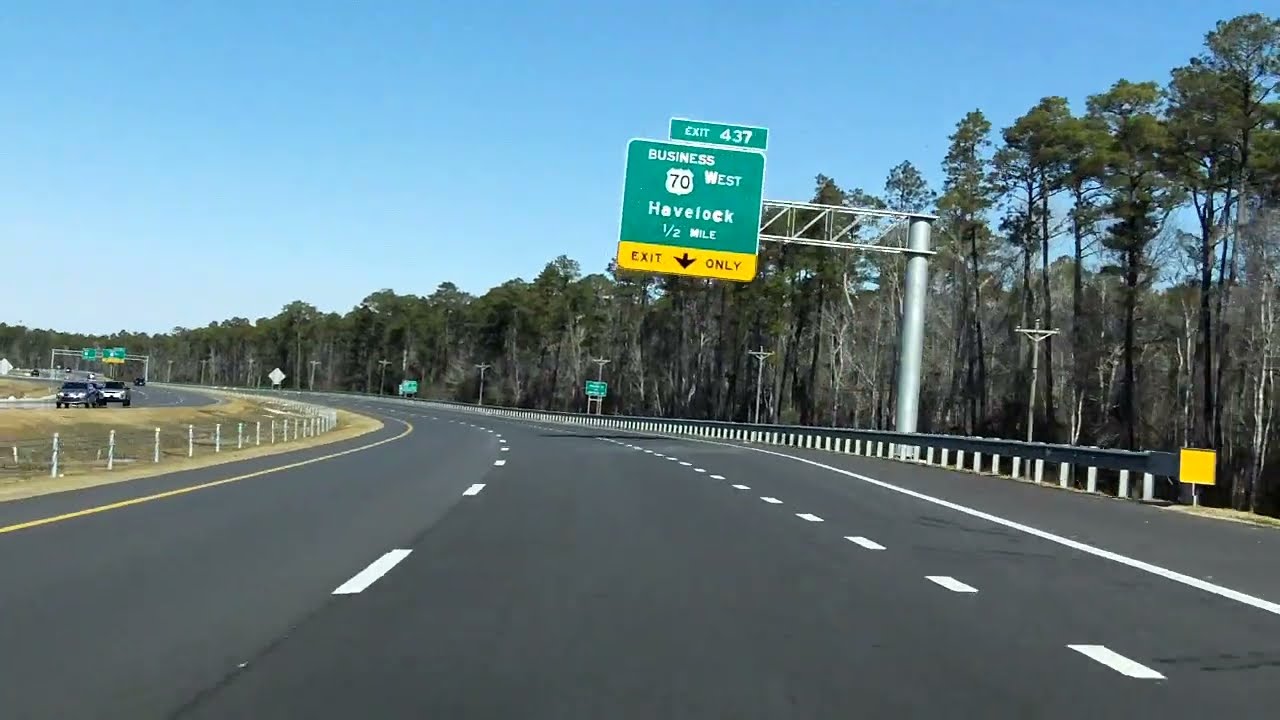 Havelock Bypass (US 70/FUTURE Interstate 42) westbound