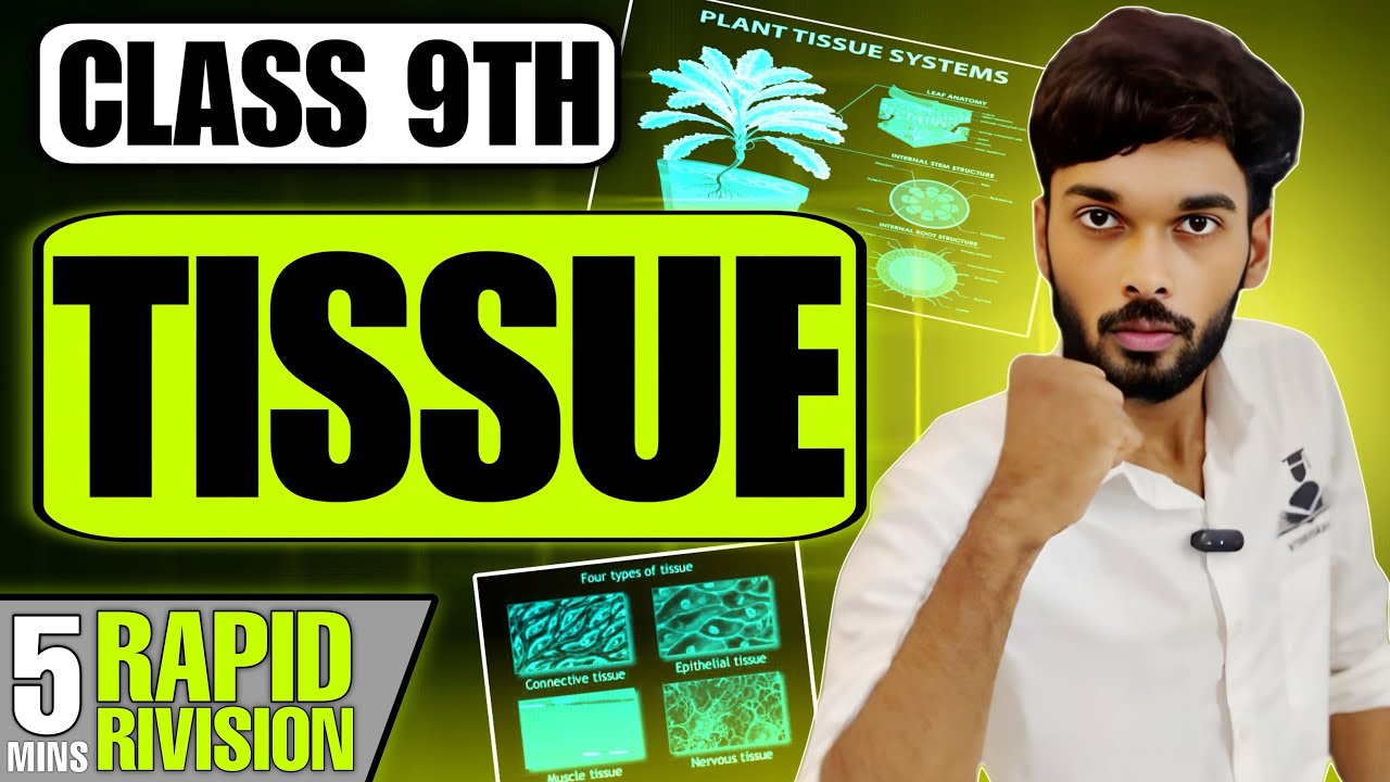 Tissues Class 9 Science | Rapid Revision in 5 Minutes 🌿 | CBSE NCERT 2025 | Rohit Sharma