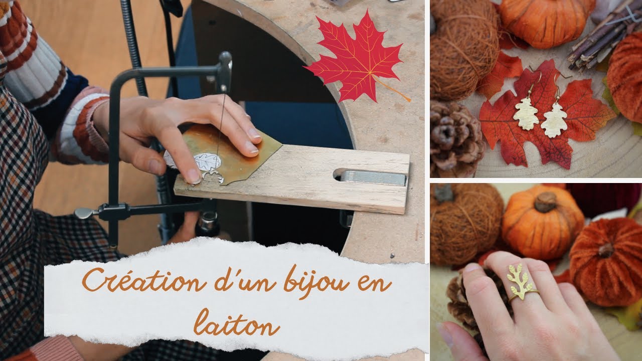 Création d'un bijou en laiton
