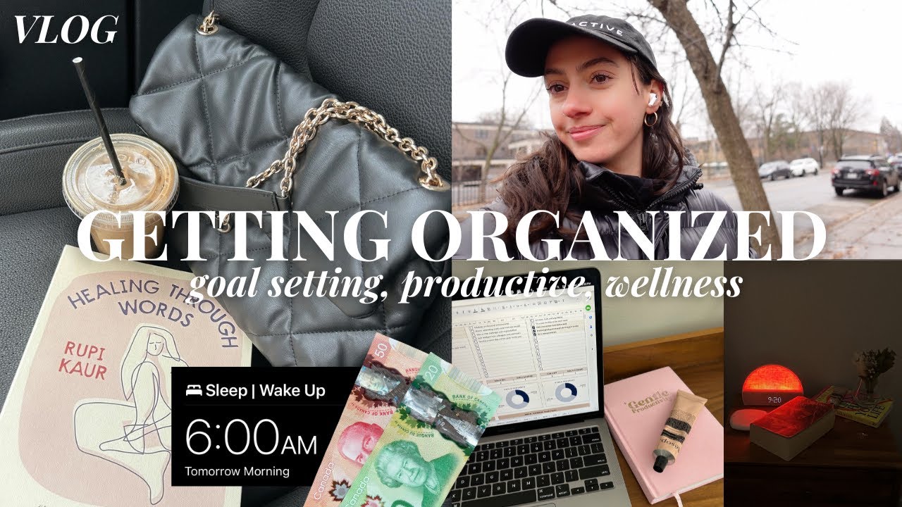 GETTING ORGANIZED for 2024 ✅✨ my new year's goals, finishing tasks I've been avoiding + resetting