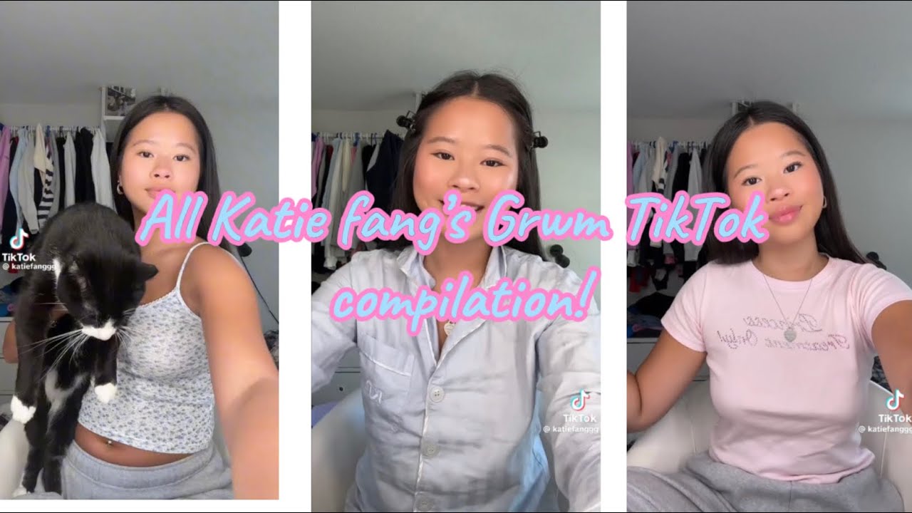 🎀All Katie fang’s Grwm TikTok compilation! What should I do next? #grwm #new #compilation #tiktok🎀