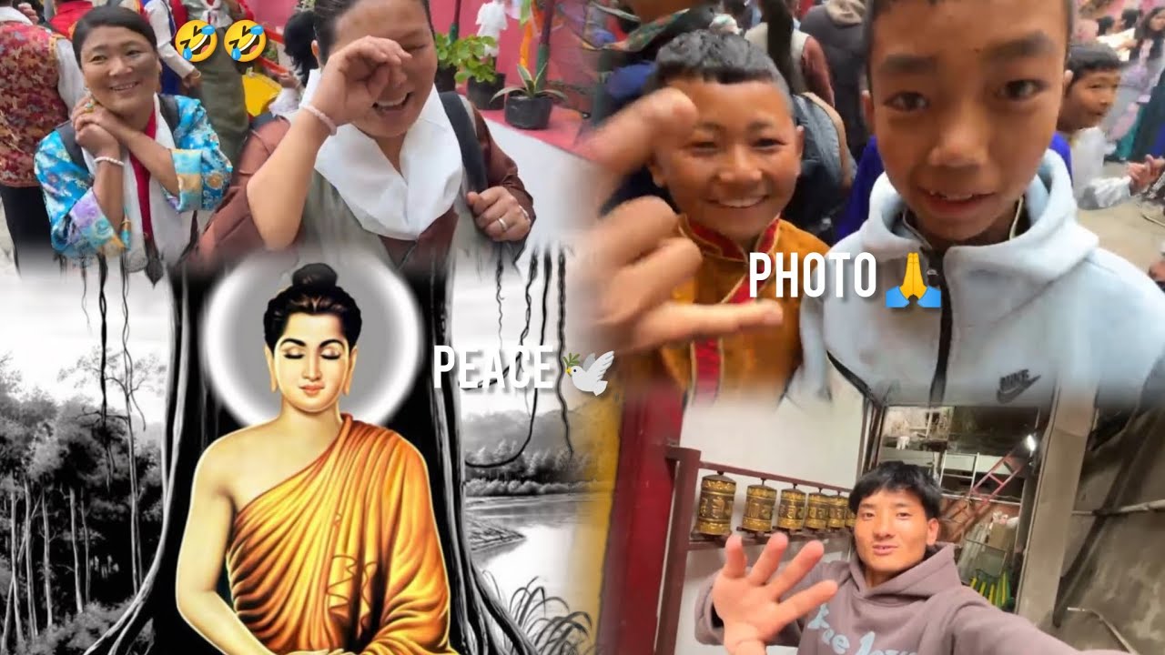 Path of Peace: Celebrating Buddha Purnima at Tamang monastery #sun#friends #buddha #Tamang gompaa 🙏