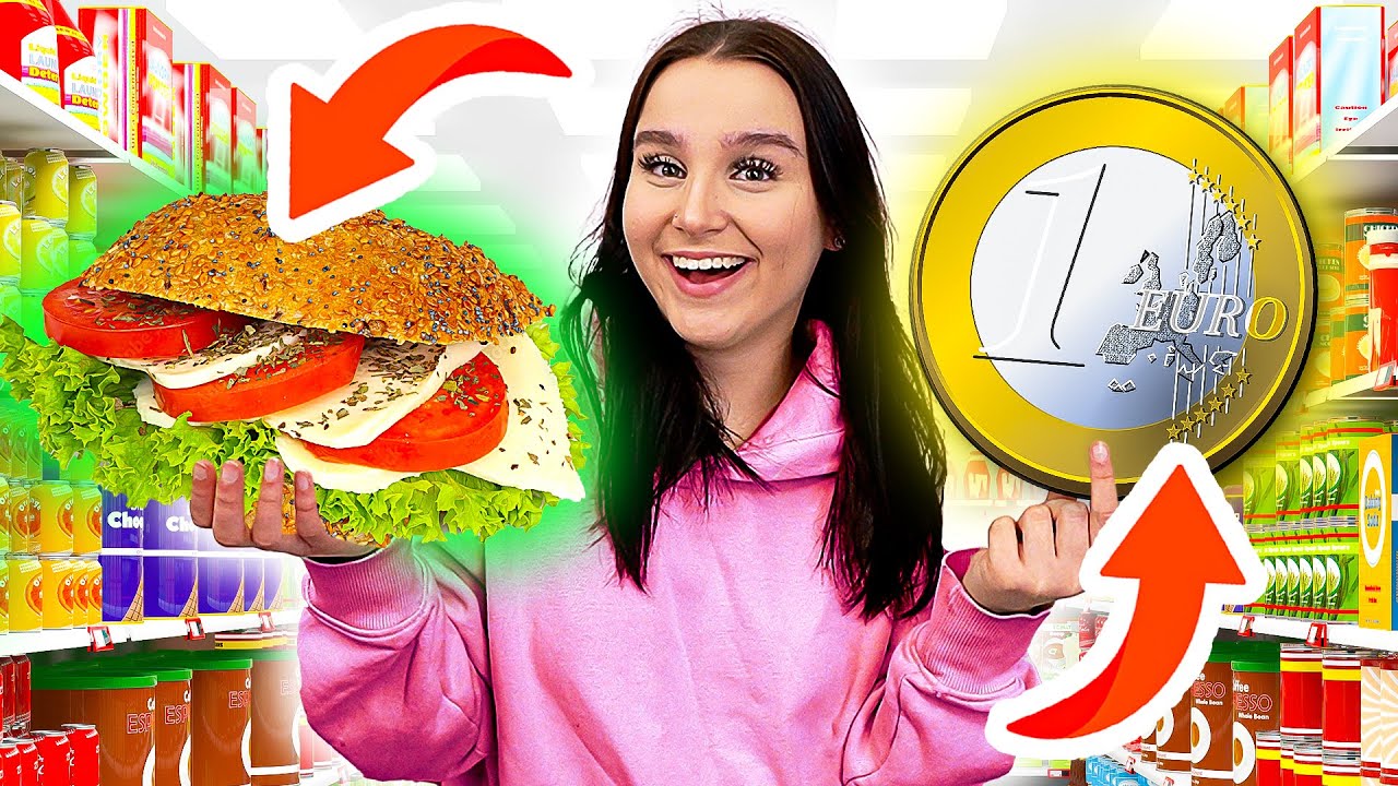 1 TAG lang nur mit 1 EURO &uuml;berleben ! 😩💶 (Gewinner bekommt 1.000&euro;) - Celina