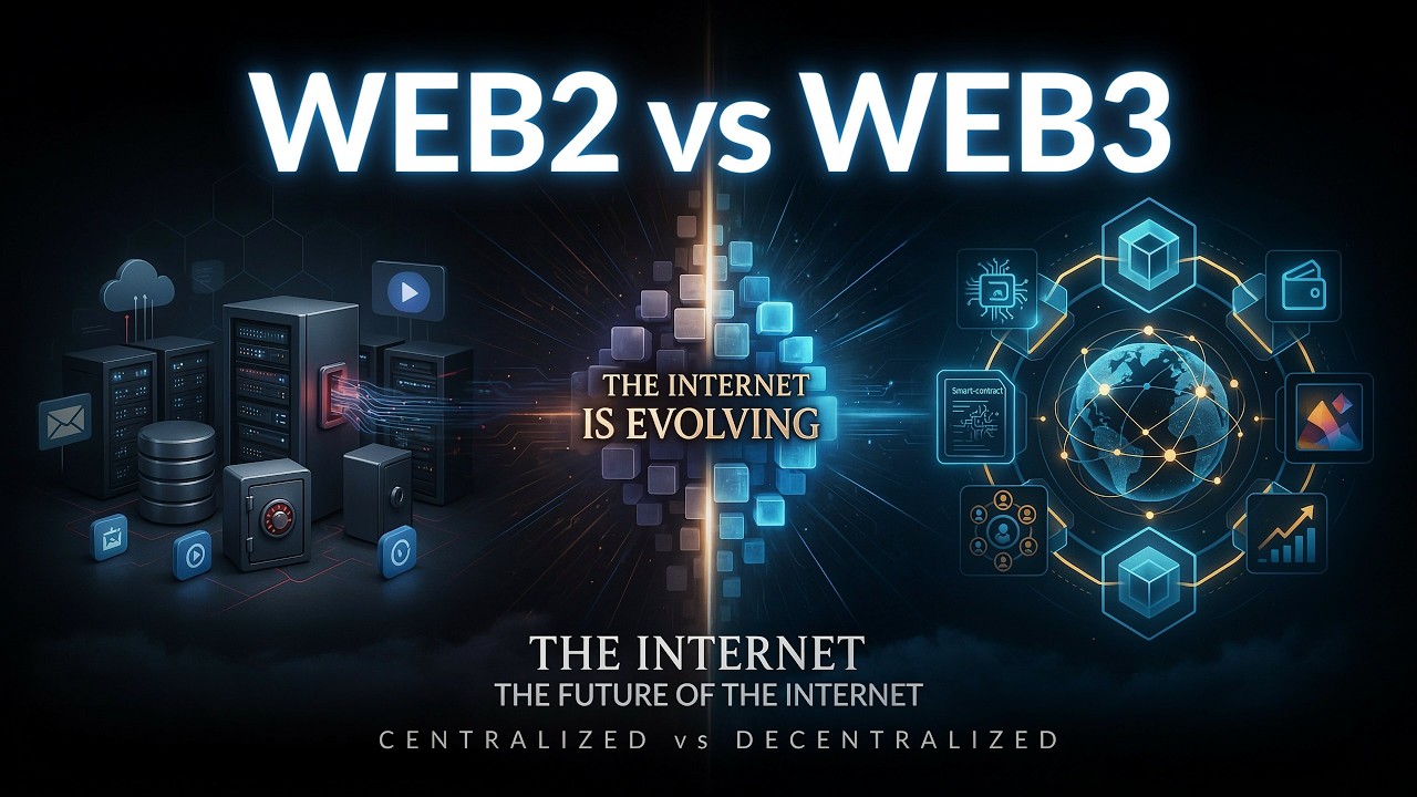Web2 vs Web3: The Future of the Internet Explained | What's Changing?