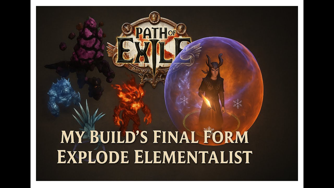 POE 3.26 Build - Elementalist Explode Lightning Arrow