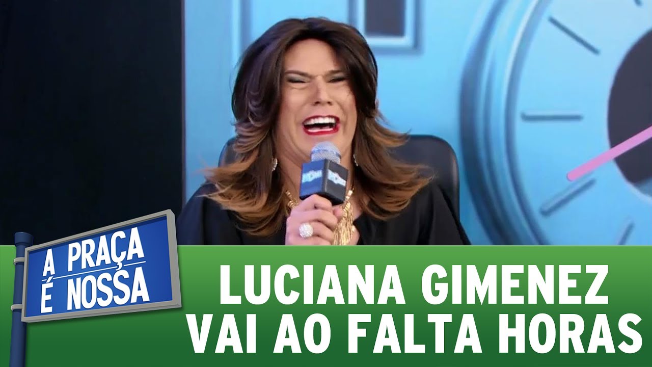 Luciana Gimenez vai ao Falta Horas | A Praça É Nossa (06/07/17)