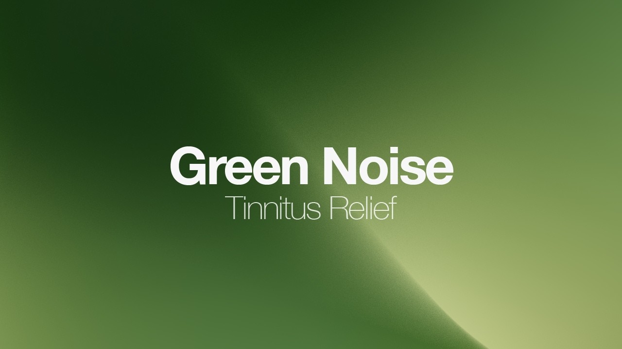 Green Noise for Sleep – 10 Hours (Black Screen)