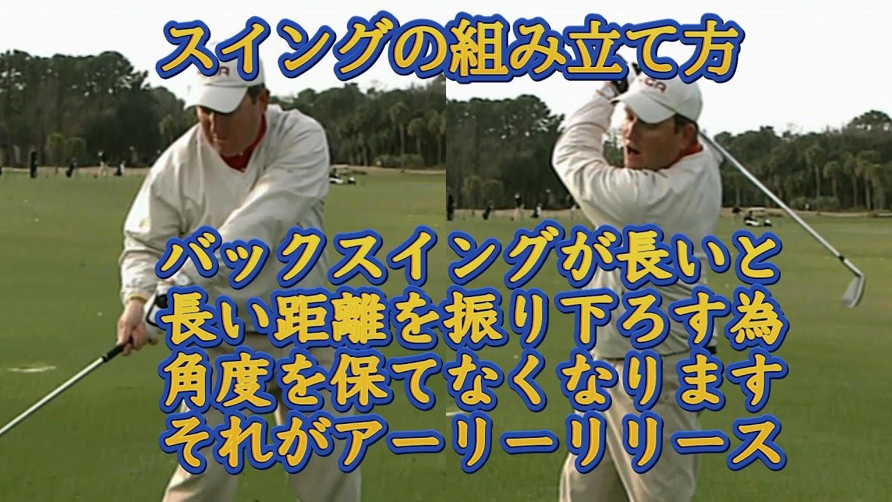 究極のゴルフ上達法（４）スイングの組み立て　正しいスイングプレーン